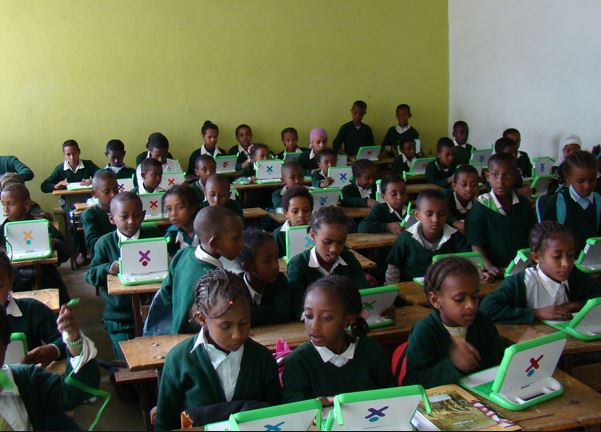 Children in classroom